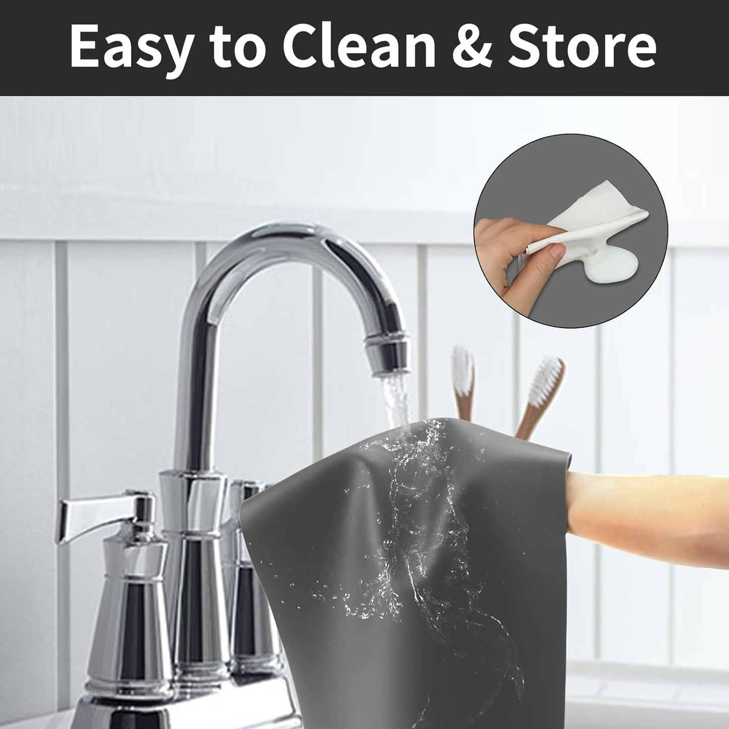 2MM Extra Thick Silicone Mats for Kitchen Counter, 35.4"x23.6" Kitchen Island Largest Heat-Resistant Baking Mat, Thicker Non-Slip Desk Protect Mat, Multipurpose Countertop Protector (Black)