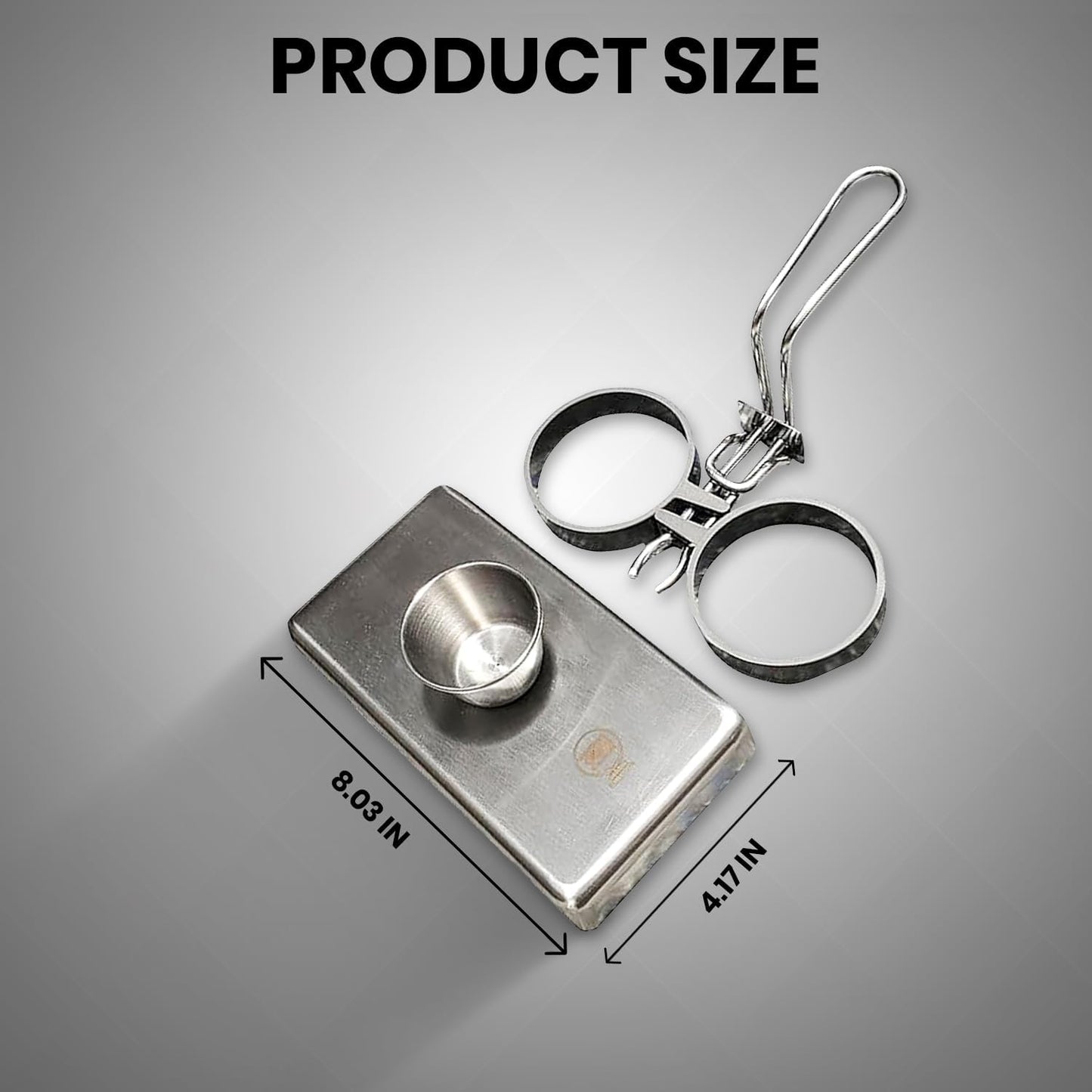 Rattleware Stainless Steel Egg Rings - Commercial-Grade, Even Cooking, Heat-Resistant Handle, Ideal for Frying Eggs - Durable & Trusted by Professional Chefs Worldwide (2 Ring Set)