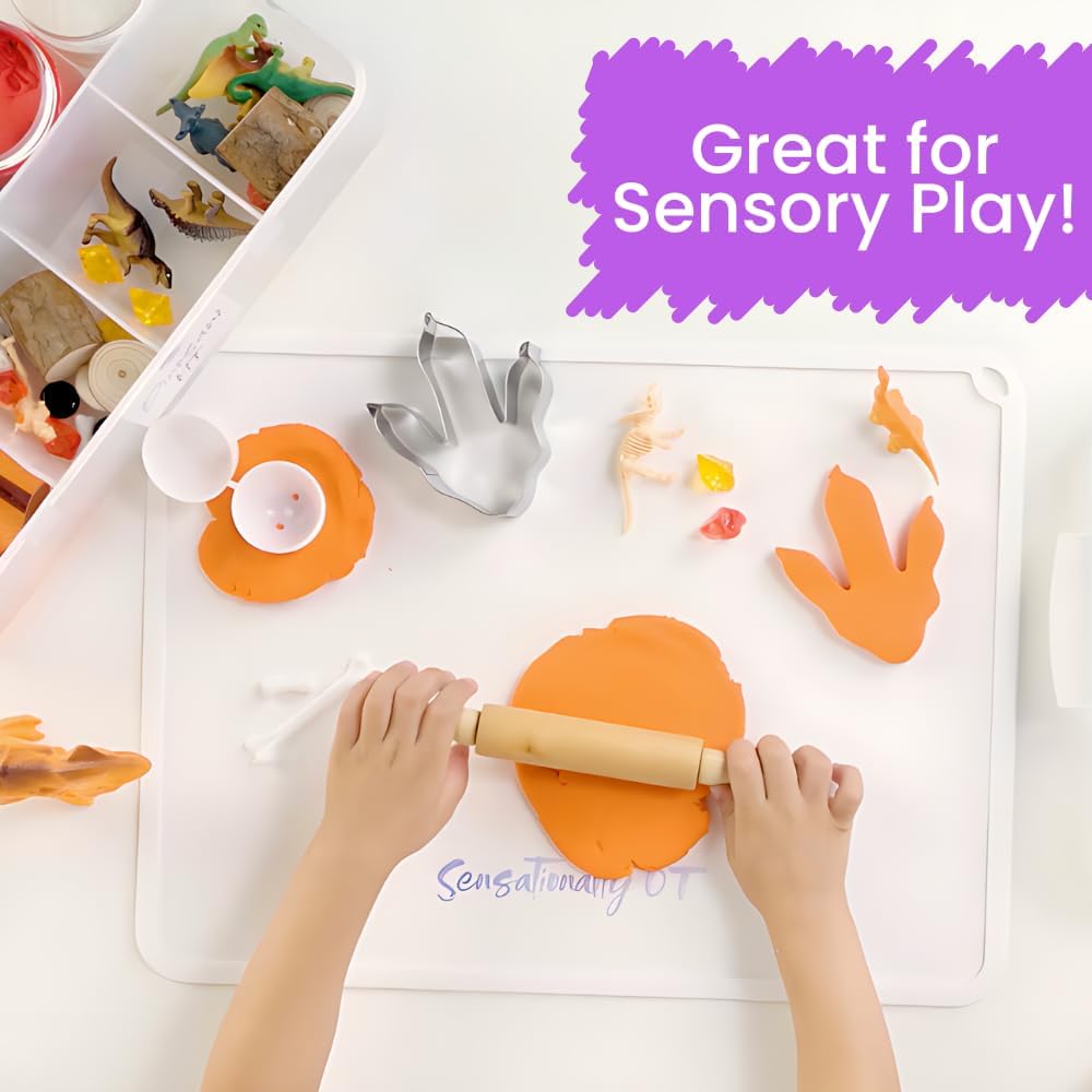 Premium Mini Rolling Pins, 8-Inch, 6-Pack – Splinter-Free, Non-Stick Hardwood for Joyful Kids’ Baking, Sensory Crafts, Play-Doh, Clay, Therapeutic Fine Motor Skill Play for Creative Young Bakers