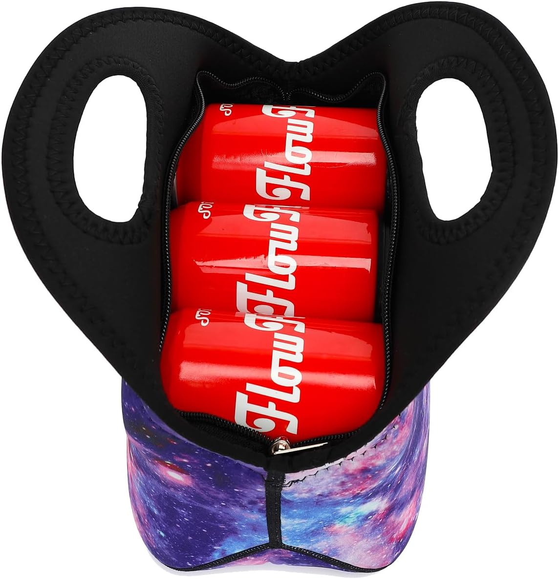 FlowFly Neoprene kids Lunch box Insulated Soft Bag Mini Cooler Thermal Meal Tote Kit for Boys, Girls,Men,Women,School,Work, Office, Galaxy