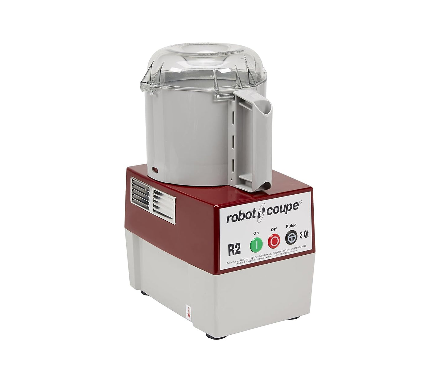 Robot Coupe - 4581 R2N Continuous Feed Combination Food Processor with 2.9 L Polycarbonate Bowl, 1-HP, 120-Volts