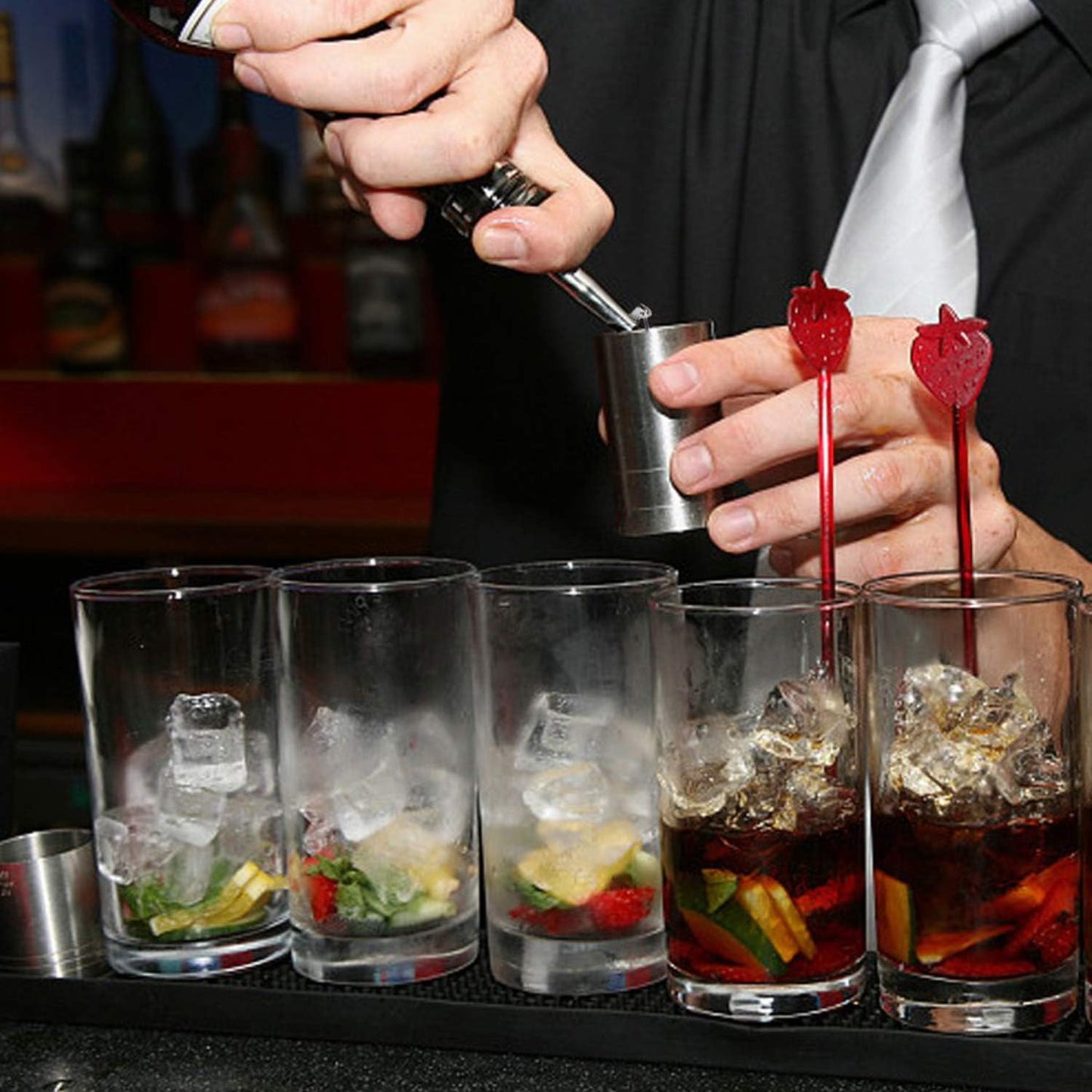 Axe Sickle 2 Pcs Oil Spout Liquor Bottle Pourer Spouts Stainless Steel Speed Pour Spouts Olive Oil Dispenser Spout for About 3/4" Bottle Mouth, with Flip Top