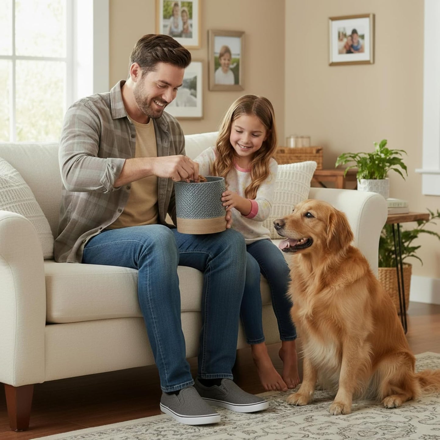 Ceramic Jar with Lid Airtight, Coffee Canister Kitchen Food Storage Jars for Spice Sugar Salt, Coffee Bar Accessories Decorative Container for Countertop - Gray & 42 fl.oz