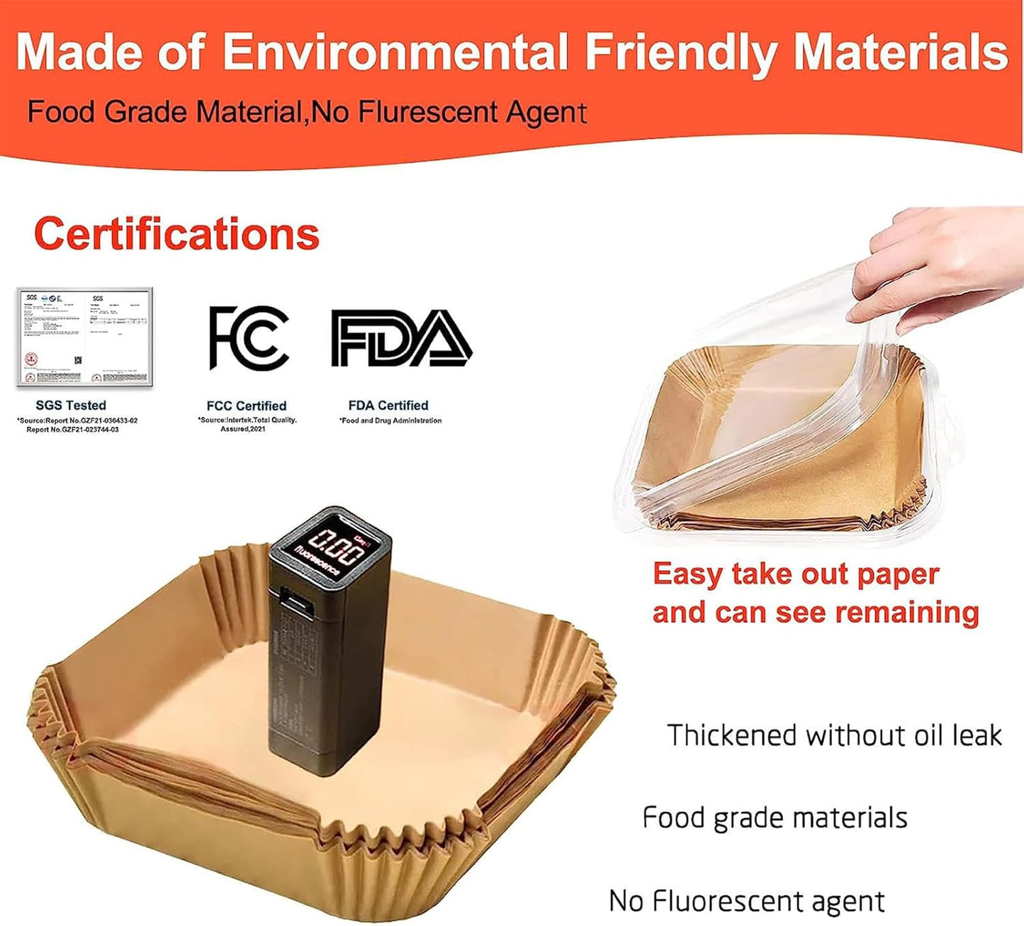 Small Air Fryer Liners, Mini Air Fryer Liners, 2 2.1 2.6 3qt Air Fryer Liners, Air Fryer Liners Disposable 2 qt for Cosori Mini Air Fryer, Instant Vortex Mini, Chefman TurboFry, DASH Tasti-Crisp