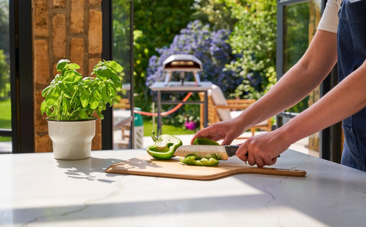 Ooni 12” Bamboo Wood Pizza Peel –12 Inch Pizza Spatula Paddle, Wooden Pizza Cutting Board, Pizza Oven Accessories