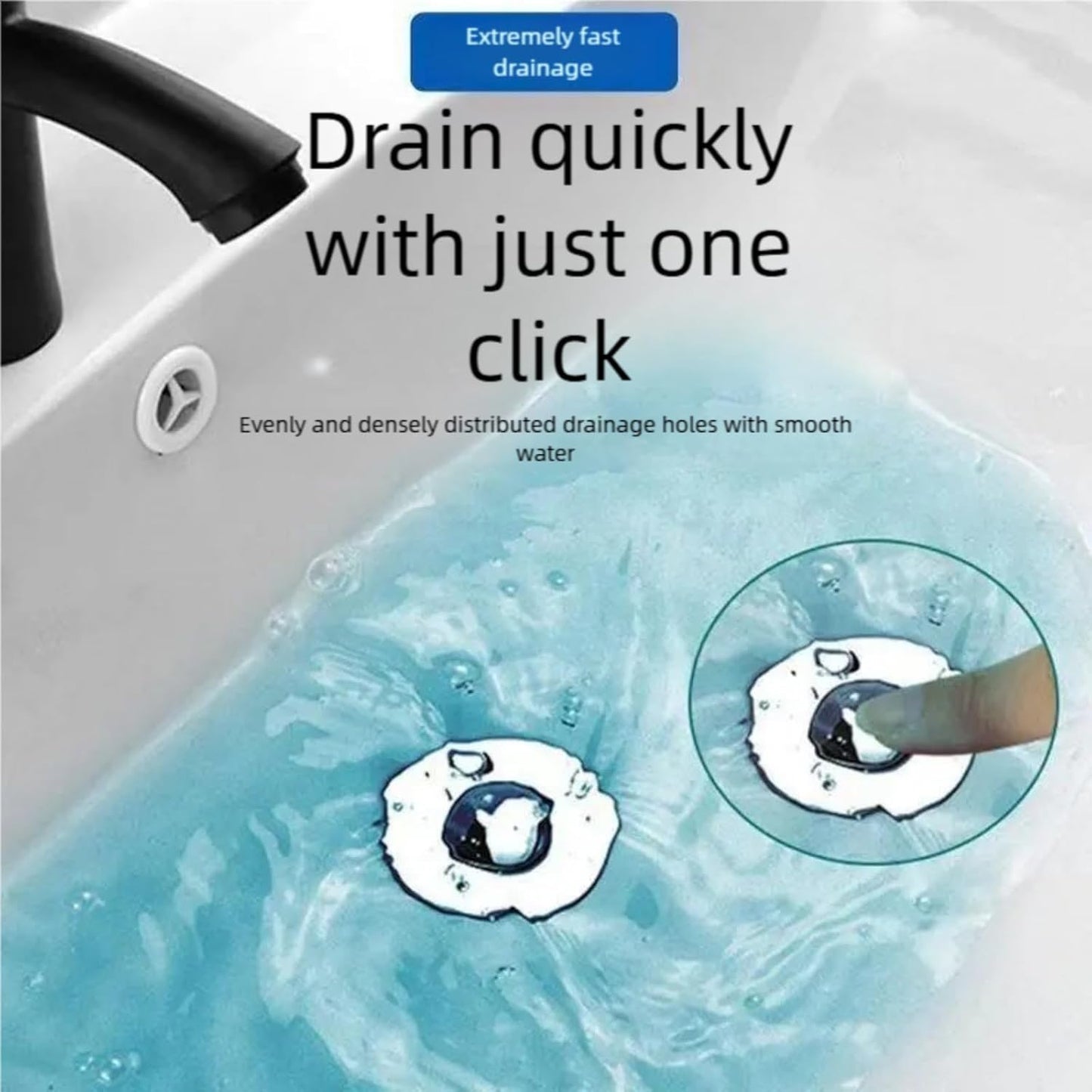 Bathroom Sink Stopper, pop-up Sink Drain Strainer, with Detachable Stainless Steel Sink Strainer Hair Catcher, Suitable for Bathroom Sink Replacement.