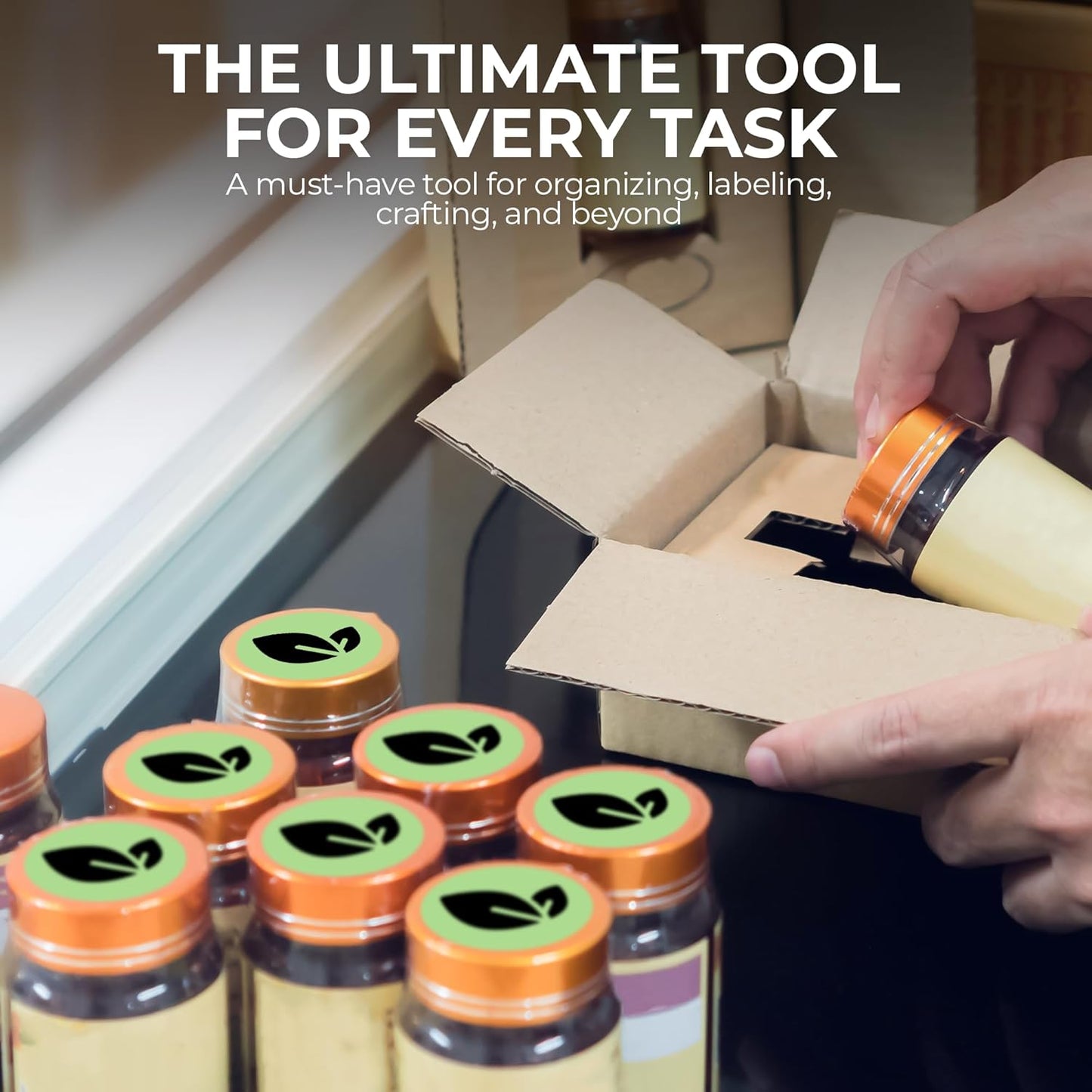 Perco Green 2-Inch Perforated Circle Dot Thermal Sticker Labels — 735 Stickers/Roll, Direct Thermal Printer Compatible—with Permanent Adhesive for Organizing, Color Coding, Bin Labeling—Made in USA