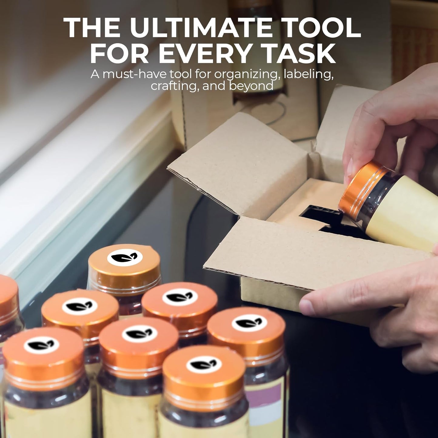 Perco White 1-Inch Perforated Circle Dot Thermal Sticker Labels — 735 Stickers/Roll, Direct Thermal Printer Compatible—with Permanent Adhesive for Color Coding, Garage Sales, Crafts—Made in USA