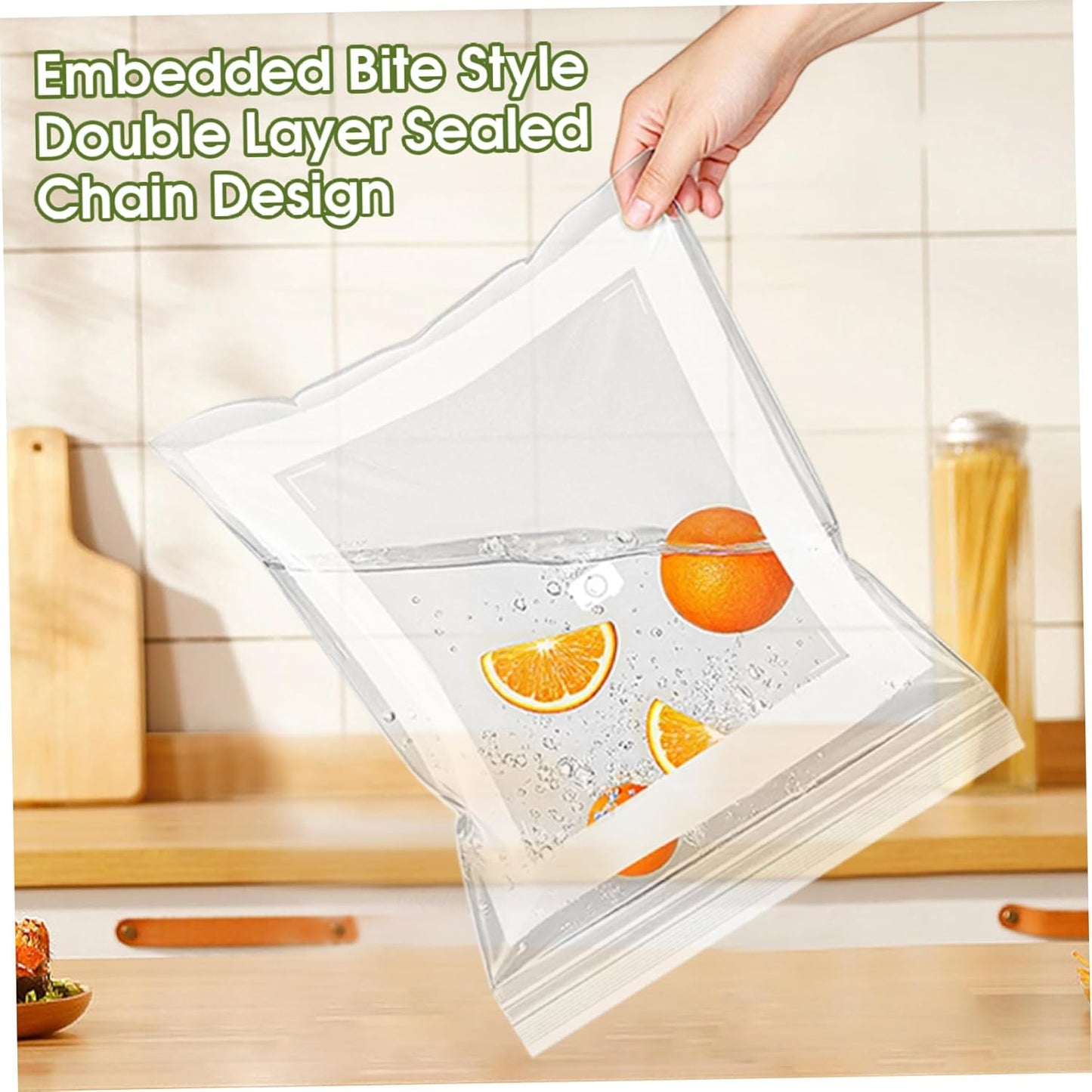 Reusable Freezer Bags 30PCS, Gallon Food Storage Bags with Stand & Label Leakproof Reusable Sandwich Bag for Kitchen, Vegetables, Snacks