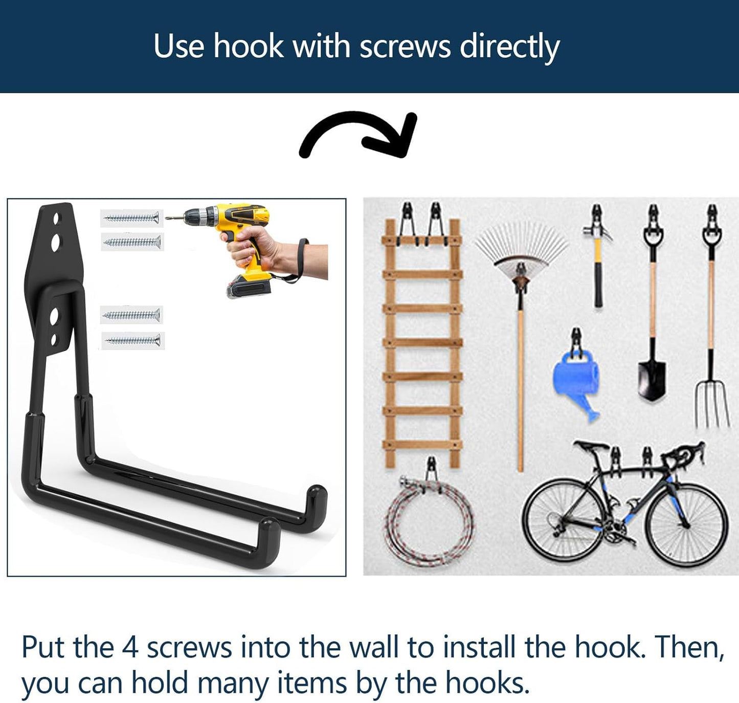 Strong Magnetic Garage Hook,Magnetic Hooks with 3.46" D Round Base - 2Pack, Large Heavy Duty Storage Utility Magnet Hooks Hanging for Metal Cabinet,Pegboard,Garage Shelve,Garden Tools