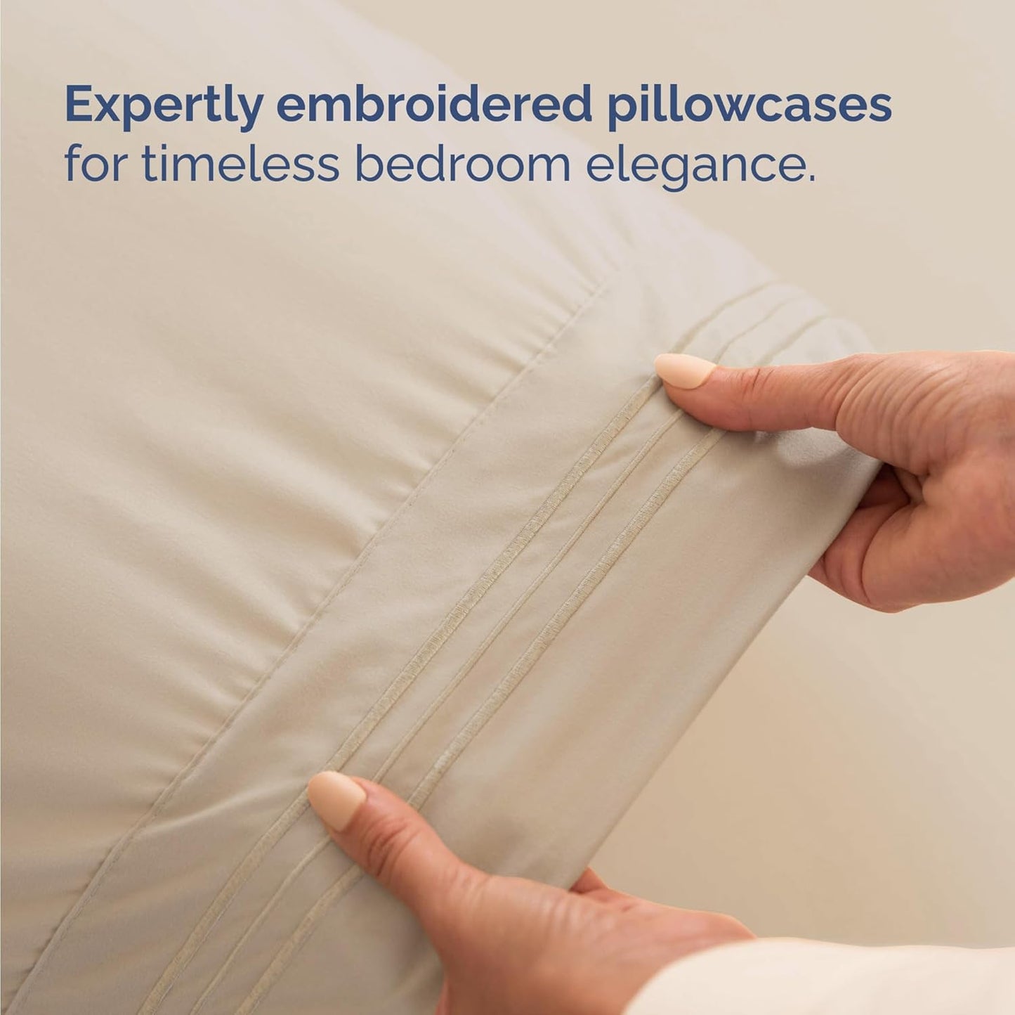 Twin Size 3 Piece Sheet Set - Comfy Breathable & Cooling Bed Sheets Set - Hotel Luxury Bedding for Women, Men, Kids, Teens, Boys & Girls - Deep Pockets, Ultra-Soft and Wrinkle Free - Oeko-Tex - Wheat