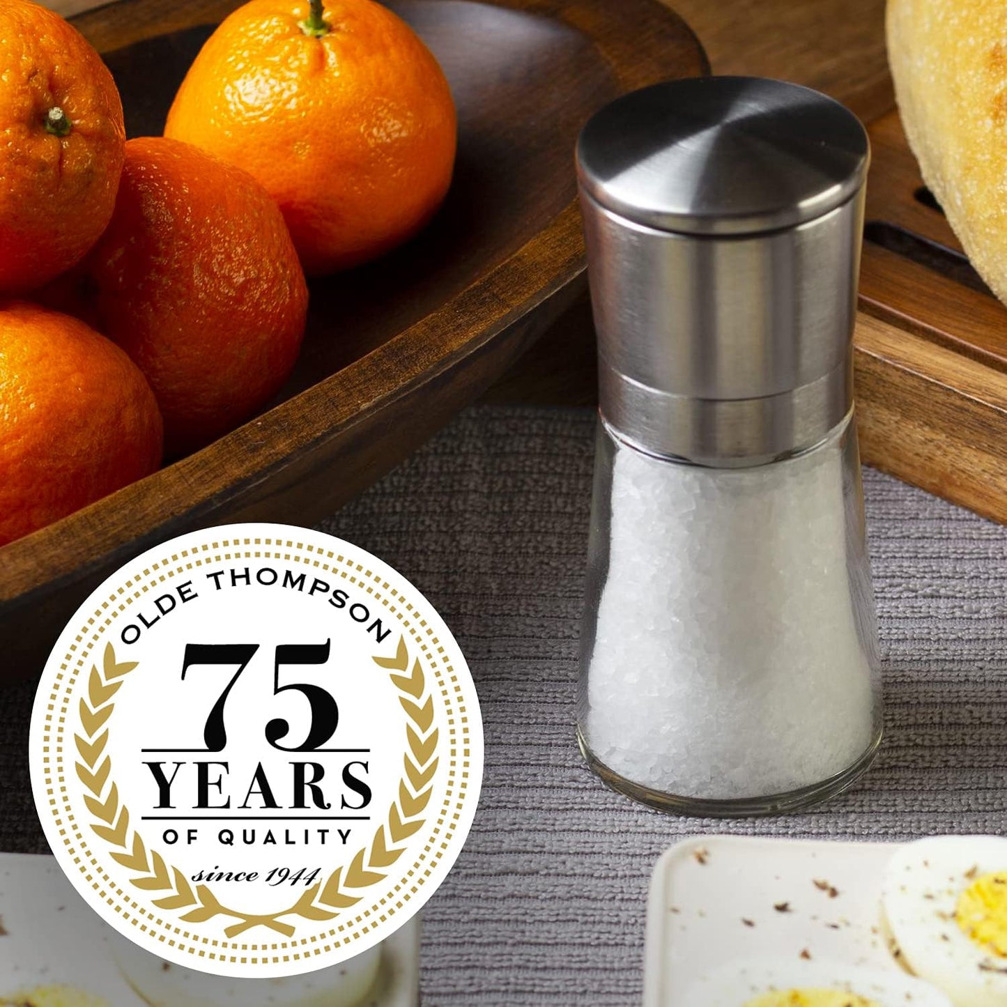 Olde Thompson Since 5.5" Bavaria Adjustable Salt Mill