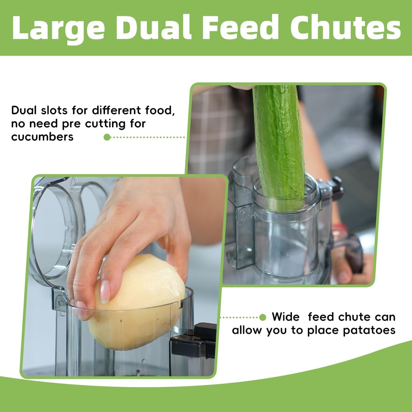 14-Cup Lemon Slicer Food-Processor - Large Feed Chute, 13 Speeds & Pulse, 3 Programs,Cheese Shredding, Cutting Fries, Meat Chopping, Shredding and Slicing, Mixing and Doughing, for Home Use