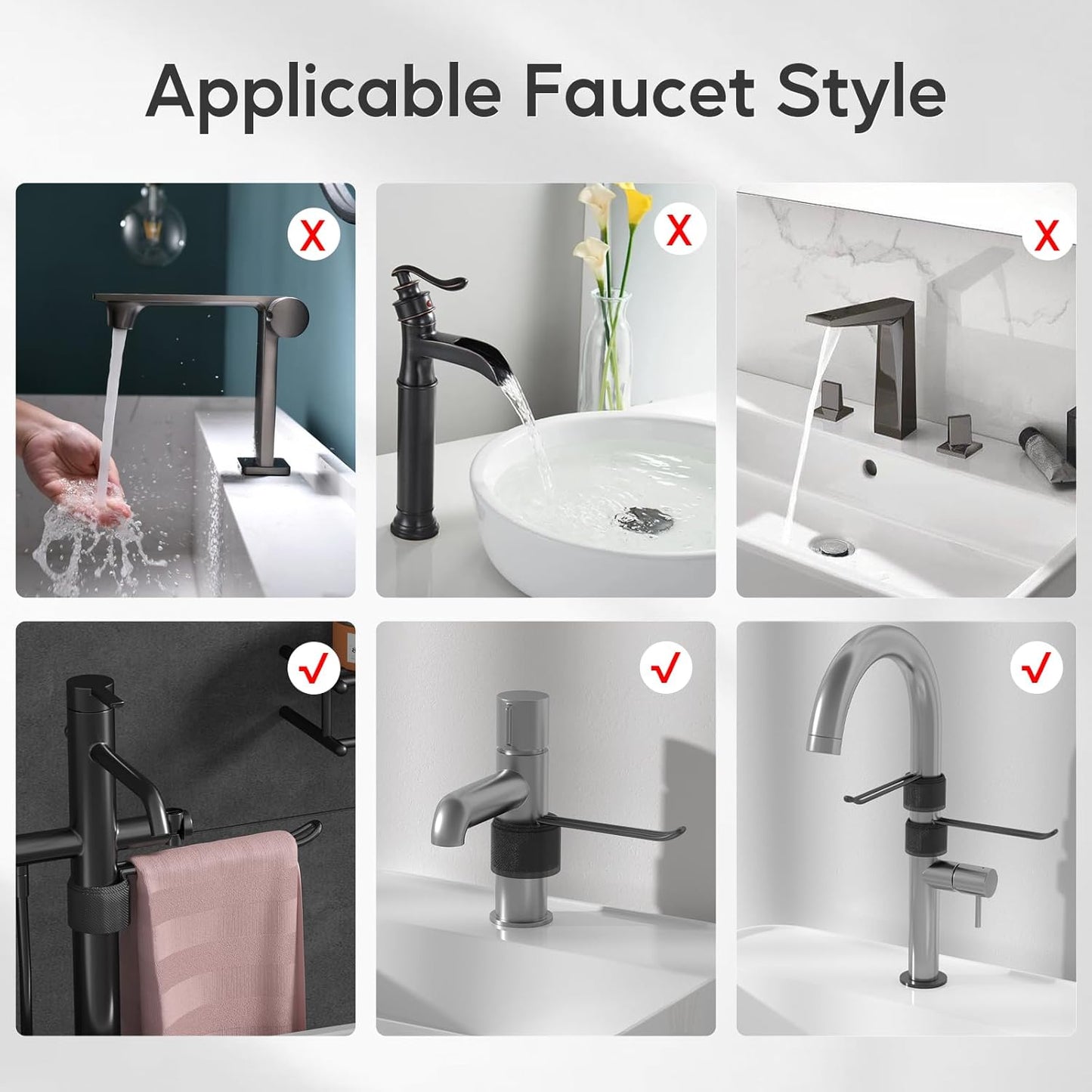 Stylish and Functional Dish Towel Holder - Keep Your Kitchen Rags and Dishcloths Neat and Within Reach with This Sink Dish Cloth Holder and Storage Rack! (1, Black)