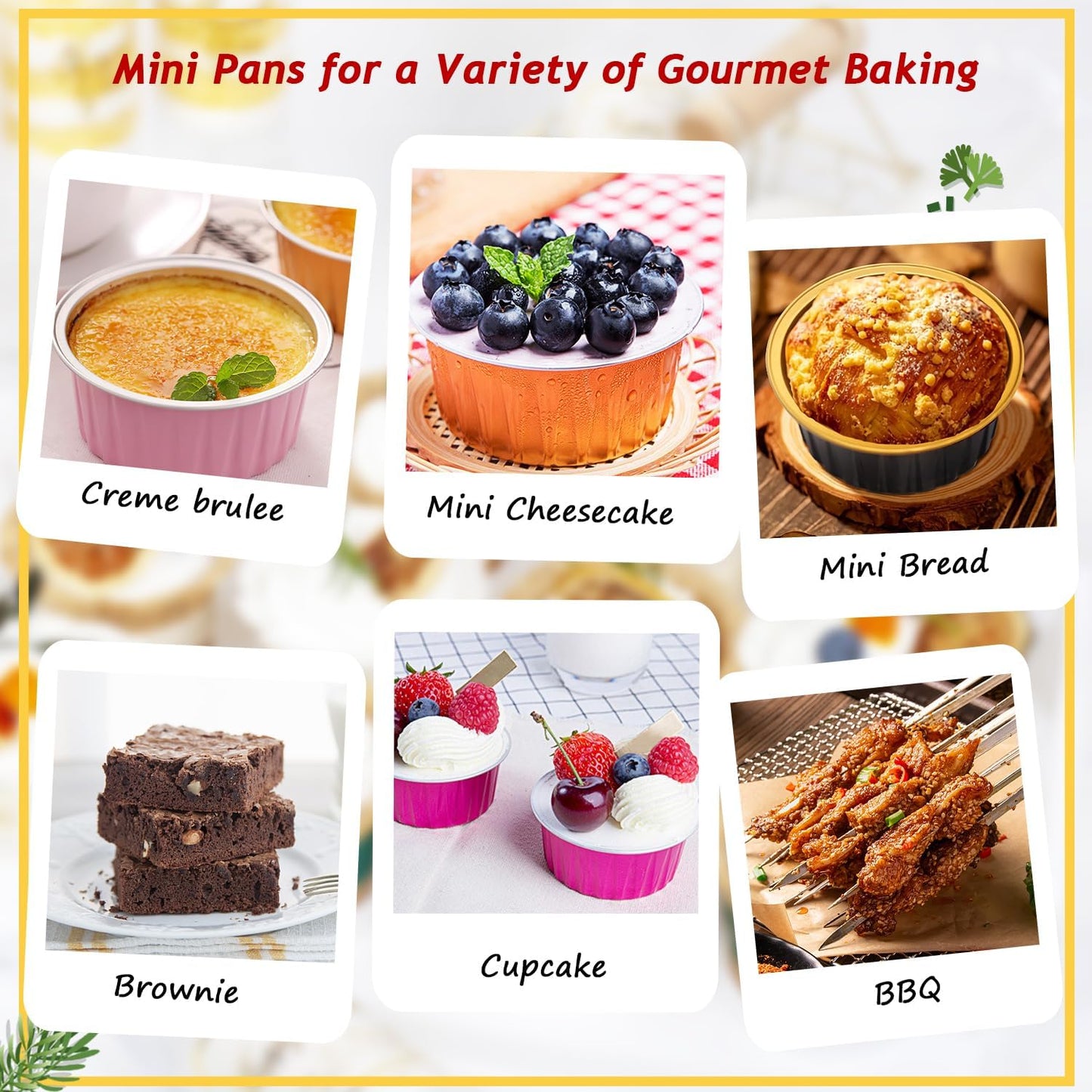 5oz Cupcake Pans Muffin Tins 100 Pack,LNYZQUS Aluminum Foil Mini Cake Baking Cups with Dome Lids,Disposable Ramekins Cupcake Liners,Small Cake Mini Pie Baking Pan for Christmas -Red