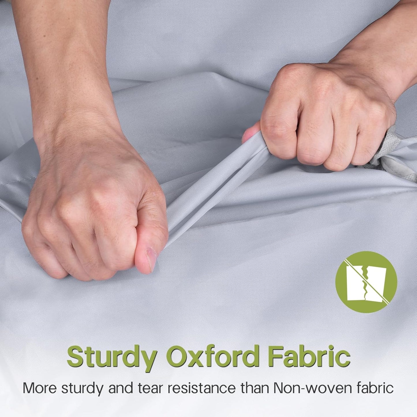 AOODA Over the Door Organizer, Large Capacity Closet Door Hanging Organizer, Clear Deep Pockets Baby Storage for Nursery, Bathroom, Bedroom, Pantry, Diapers (Grey)