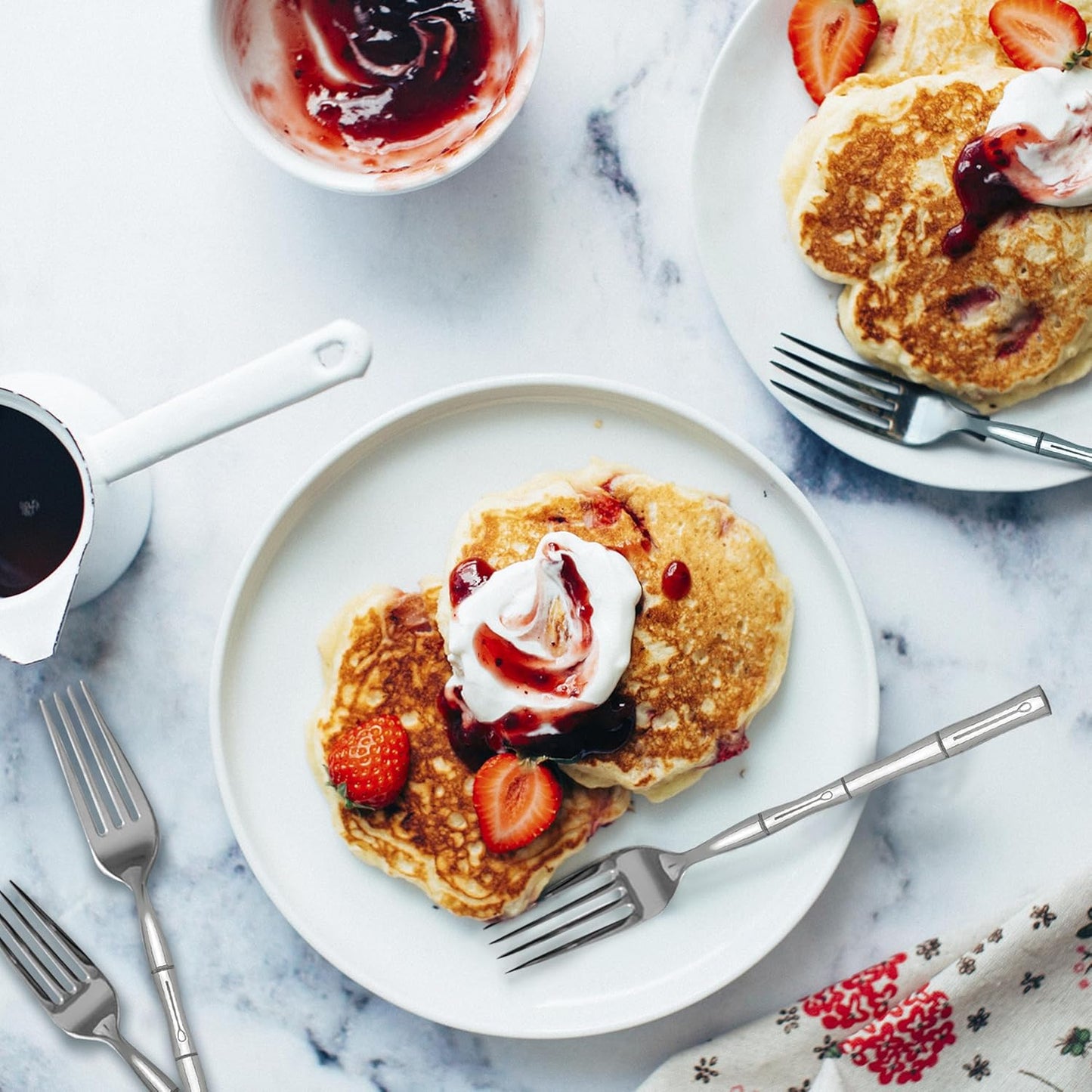 Hampton Forge Hampton Signature – Bamboo – 20 Piece Flatware Set, Service for 4