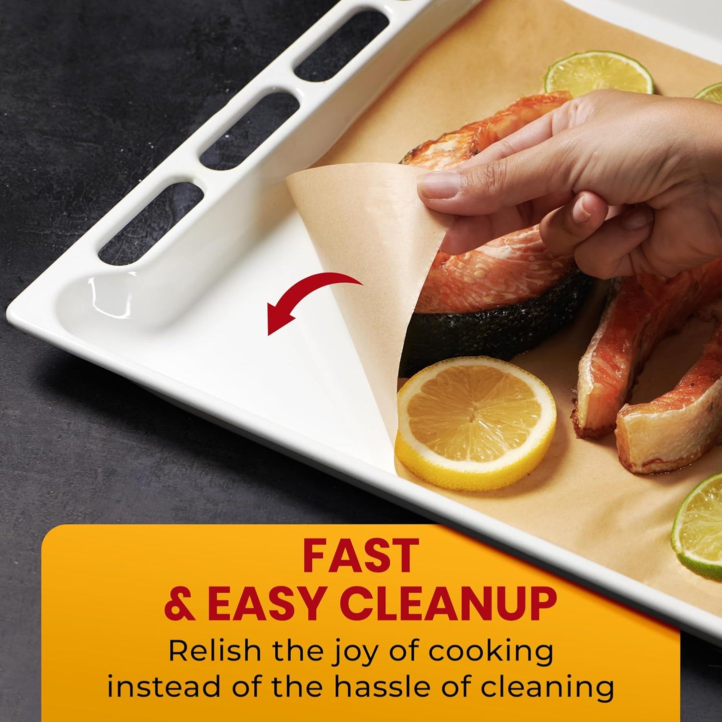 220 Pcs 9x13 Inch Parchment Paper Sheets by Baker's Signature | Parchment Baking Paper, Unbleached Parchment Paper - Perfect for Baking, Precut Non-Stick Sheets, Eco-Friendly, Will Not Curl or Burn