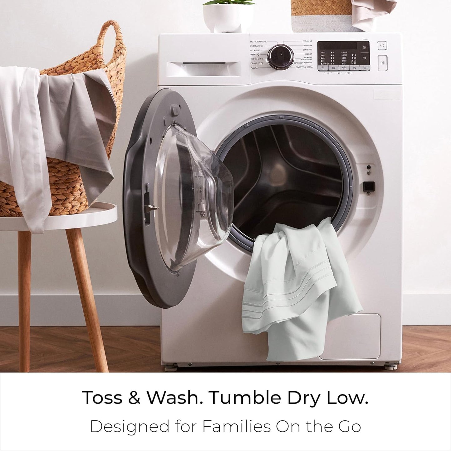 Mellanni California King Sheets Set - 4 PC Iconic Collection Bedding - Hotel Luxury, Extra Soft, Cooling Bed Sheets - Wrinkle, Fade, Stain Resistant (Cal King, Ivory)