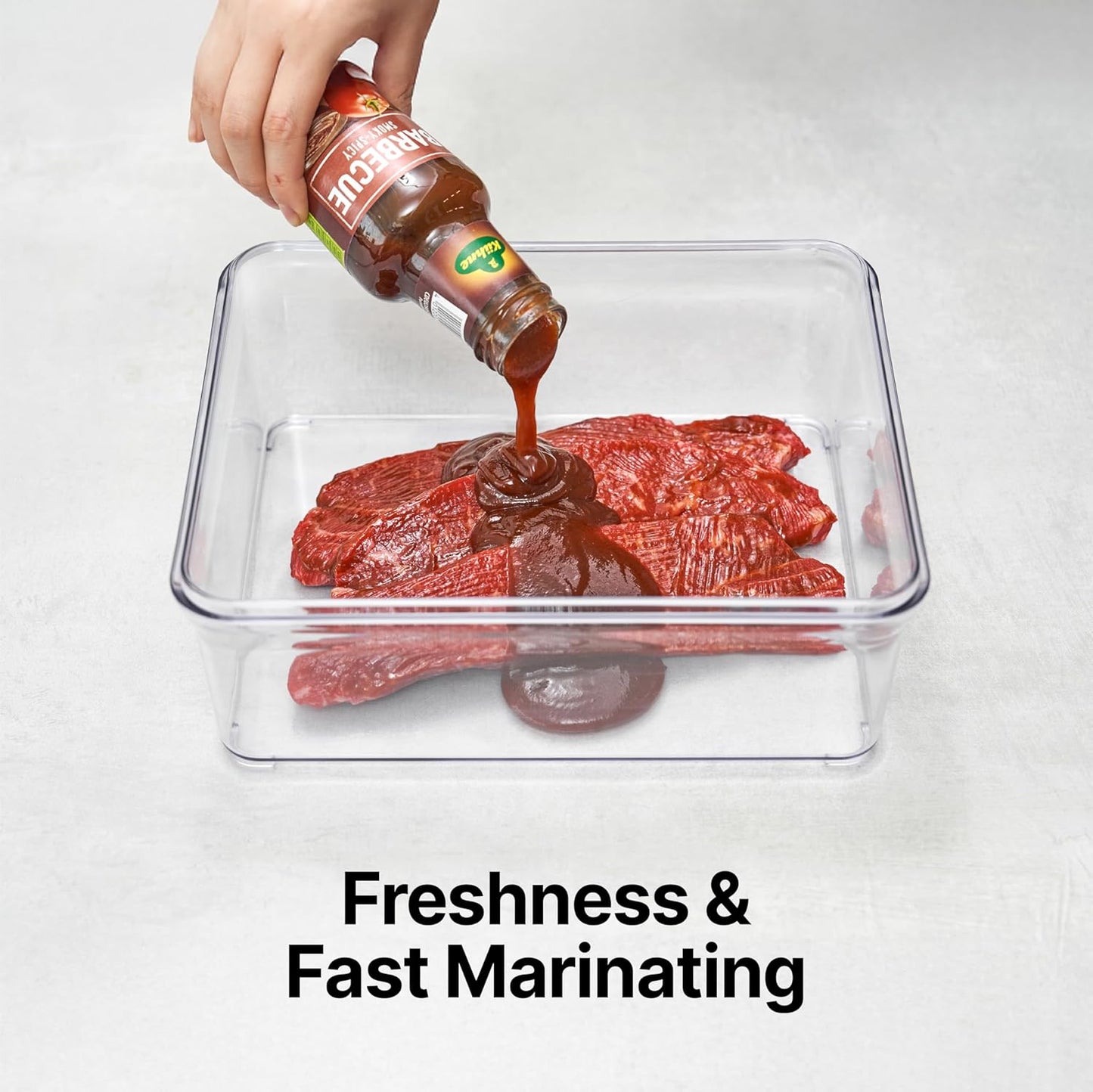 Premium Airtight Food Storage Containers, 4L(4.10qt) Smart One-Click Seal Lid, Patented Double Silicone Lining, 100% Leak Proof, BPA-FREE (Large Container 4.0)