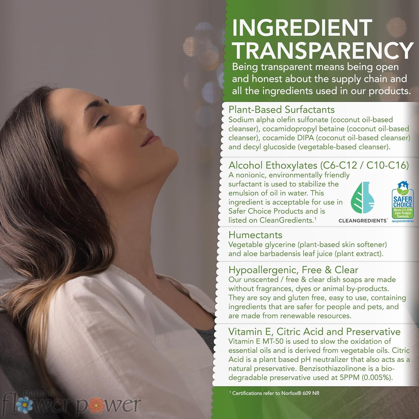 Liquid Dish Soap – Free & Clear (Unscented) – Plant-Based & Scented w/ Pure Essential Oils – Natural Dishwashing Detergent – Sulfate-Free Kitchen Soap – Vegan (16 Fl Oz 3 Pack)