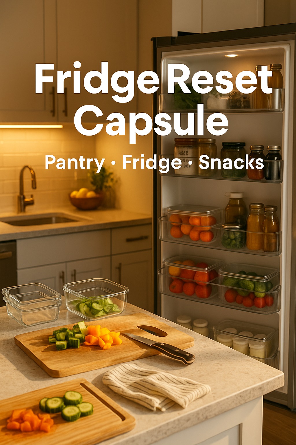 “Fridge Reset Capsule 2025: Pantry–Fridge–Snack Drawer Setup for Easier Home Cooking”