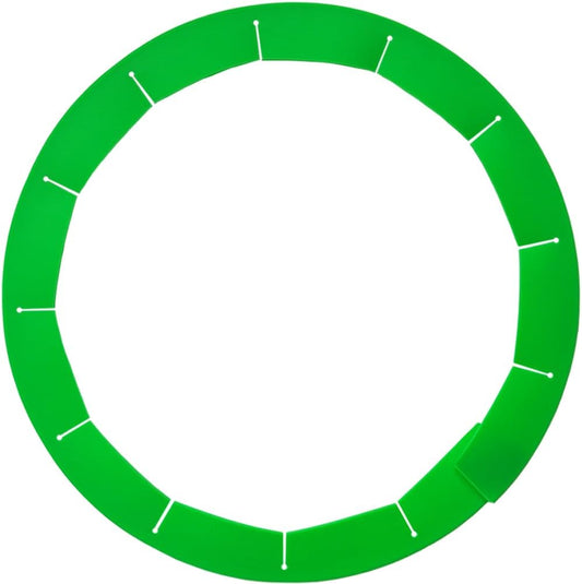 Adjustable Pie Crust Shields Baking Protectors, Silicone Cover Ring Fits 8-11.4 Inch Pies, Baking Pie Pizza Crust Shield Protector Cover for Edges (Green-1pcs)