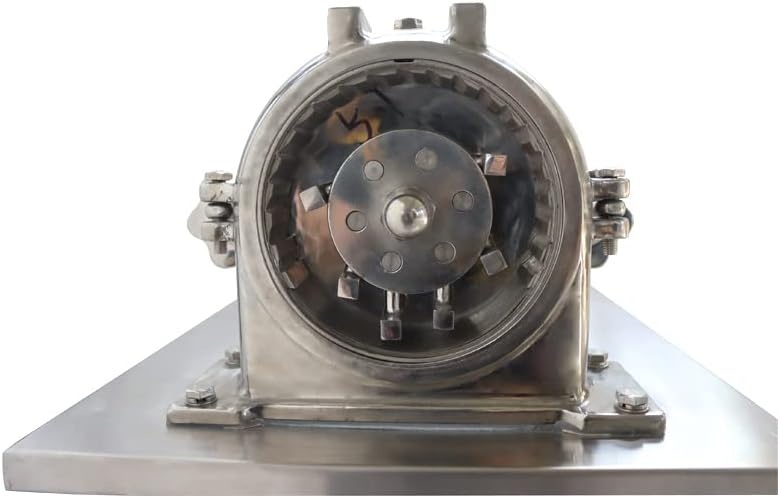 TECHTONGDA Commercial Grain Grinder Mill Electric Universal Pulverizer Grinding Machine Grain Mill Food Grinding Machine with 0.118" Crushing Fineness for Dry Grain Rice Coffee Bean