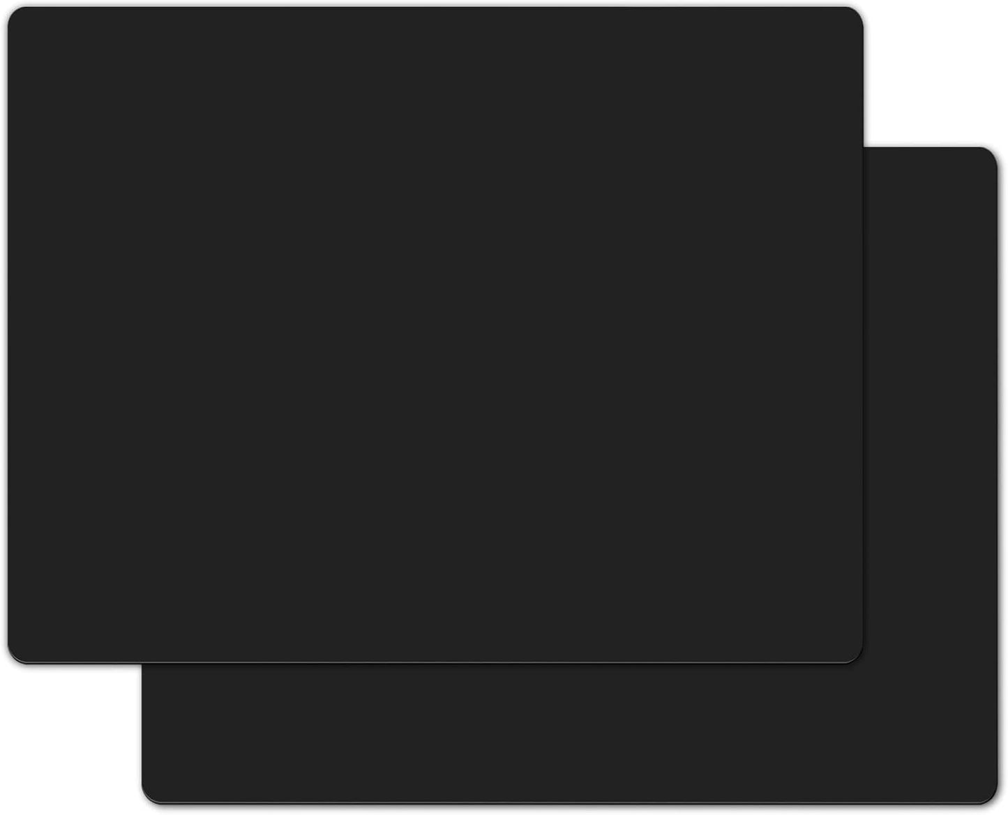 Gartful 2 Pack Silicone Mats for Countertop - 0.05" Thicker, 32" by 24" Extra Large Counter Table Protector, Heat Resistant Mat, Work Desk Pad, Non Skid Placemat, Multipurpose Mat, Pastry Mat, Black