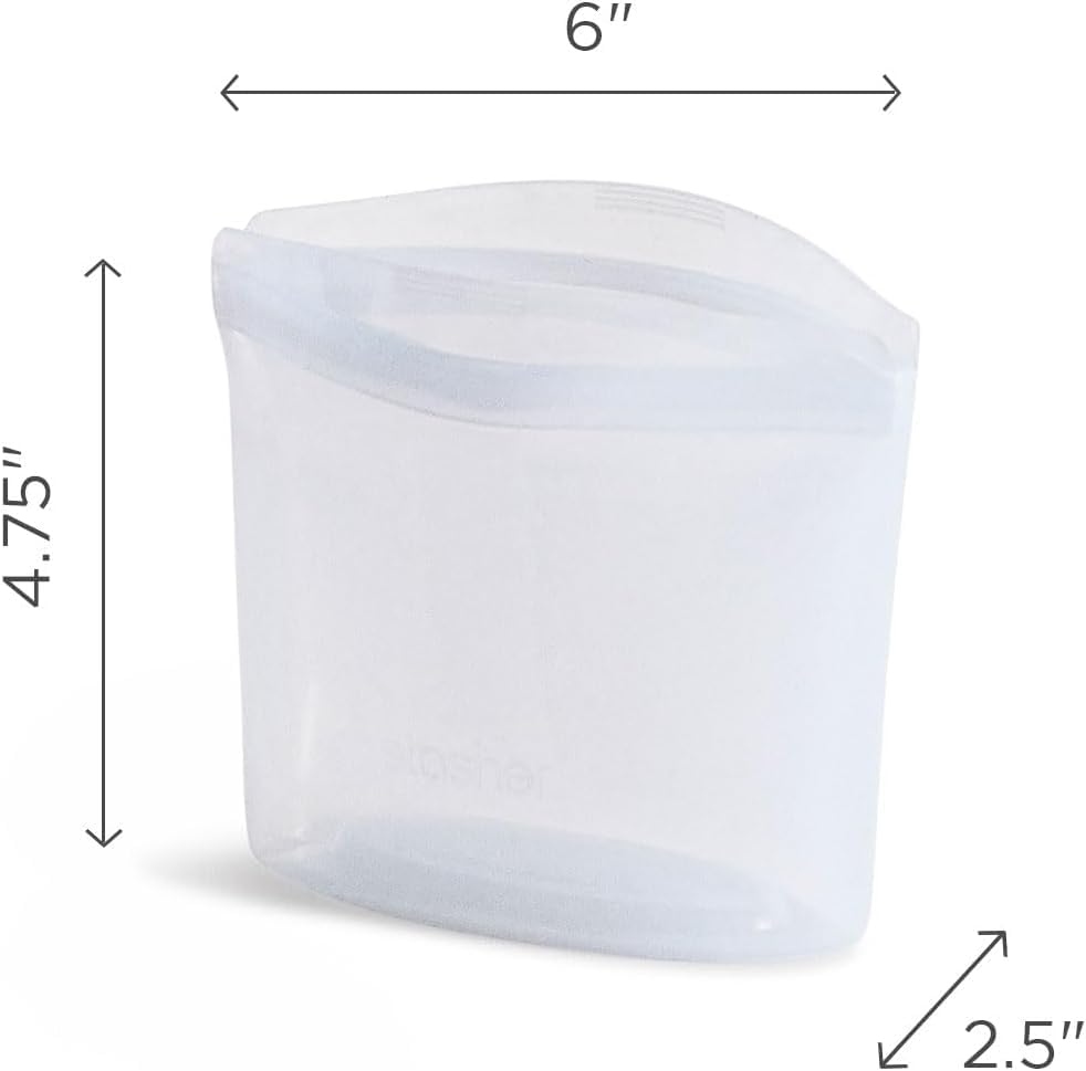 Stasher Premium Silicone Reusable Food Storage Bowl, Deep Ocean, Microwave, Sous Vide, Dishwasher, Oven and Freezer Safe, BPA Free, Leak-free, Eco-friendly, 1-Cup Bowl