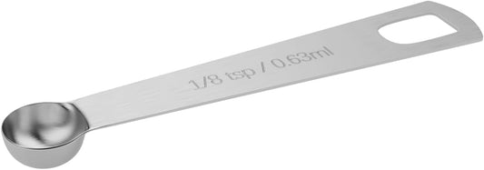 1PCS 1/8tsp (0.63ml) Single Measuring Spoon, Stainless Steel Individual Teaspoons Only