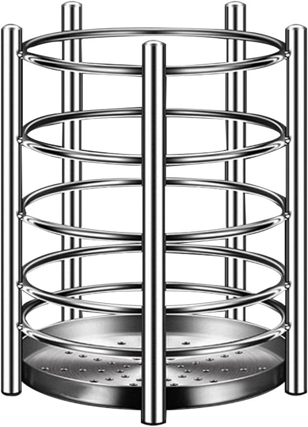 Utensil Holder, Stainless Steel Utensil Drying Rack, Dish Drainer for Kitchen Counter, Cutlery Flatware Holder Forks, Knives, Spoons, Chopsticks Organizer