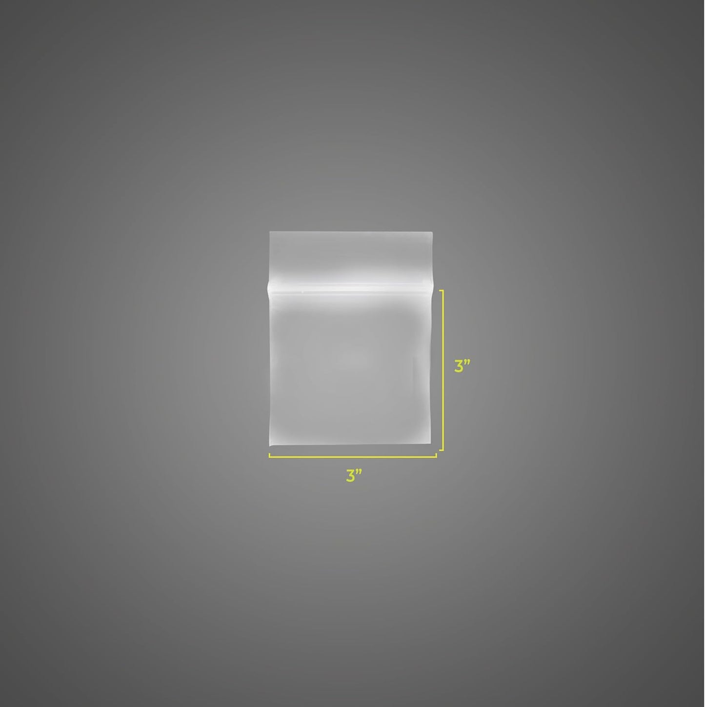 SNL | 3" X 3" - 2 MIL - 1,000 Bags | Small | Strong | Zipper Lock Reclosable, Clear, Disposable, Plastic Bags, For Food and Storage