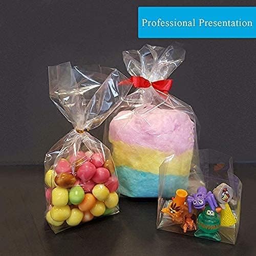 JOYIT 110 ft Cellophane Wrap Roll (35 in x 110 ft) - 3 Mil Thickness, Clear Bags, Wrapping Paper for Flower Gift Baskets (35" fold into 17.5")