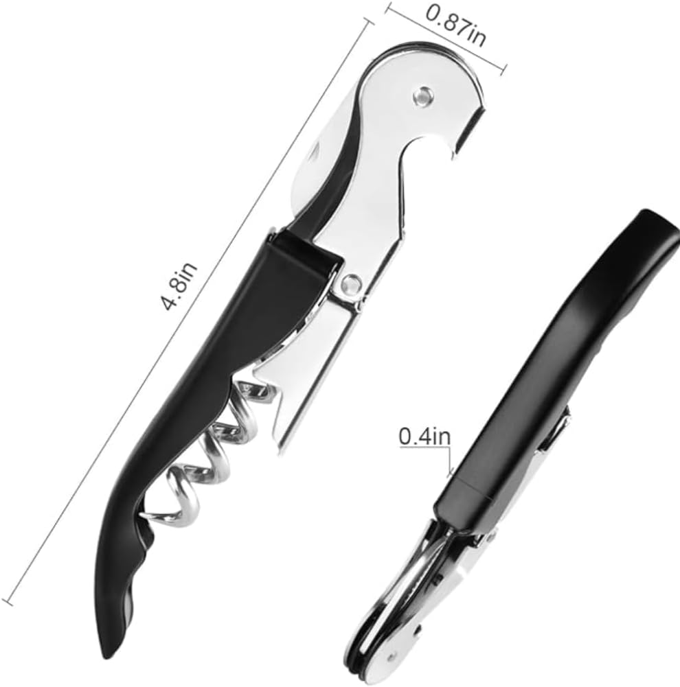 The Wine Chic Engraved Wine Key Corkscrew with Quote and Funny Sayings, Unique Back to School Gifts for Moms and Wine Lovers (Snack Pack & Cabernet)