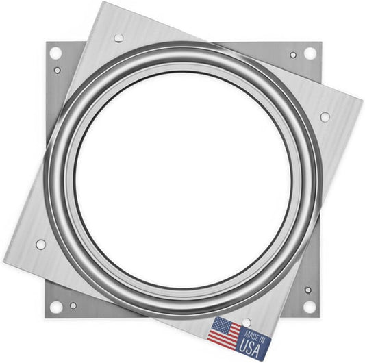 Lazy Susan Hardware, 6 inch, 500 lbs. Load Capacity, Pack of 10 Steel Lazy Susan Turntable Ball Bearing, by Woodpeckers