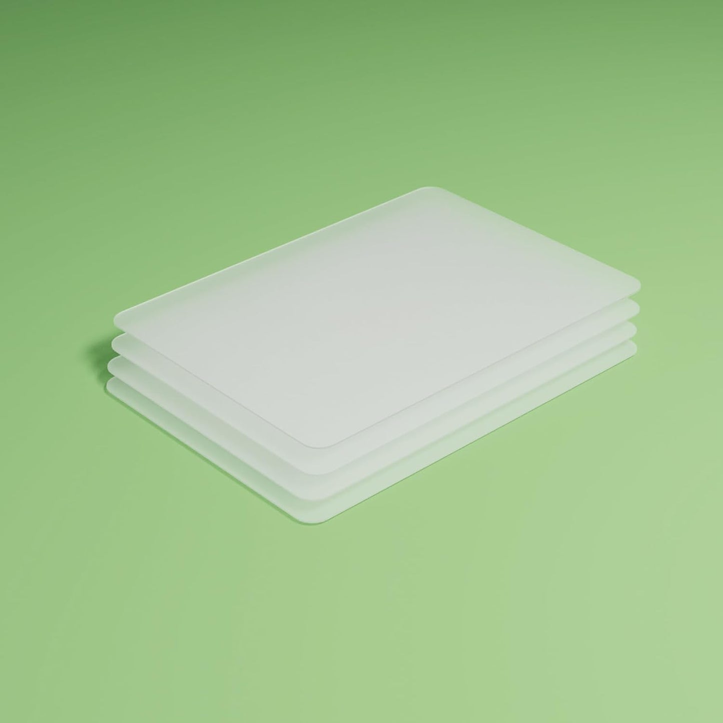 4 Pack Silicone Mats for Kitchen Counter: Translucent 10.24 x 14.2 inch (1 MM Thick) - Non-Slip Countertop Protector Liner - Heat Resistant Non-Stick Baking Mat for Pastry