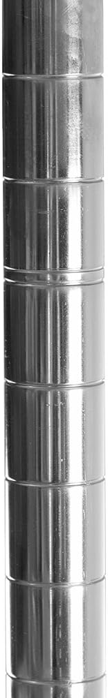 Shelving Inc. 8" d x 8" w Chrome Wire Shelving with 3 Tier Shelves, Weight Capacity 800lbs Per Shelf