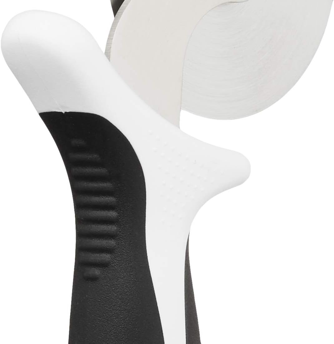 Mercer Culinary Millennia Pizza Cutter with White Handle, 2-3/4 Inch Wheel, Stainless Steel