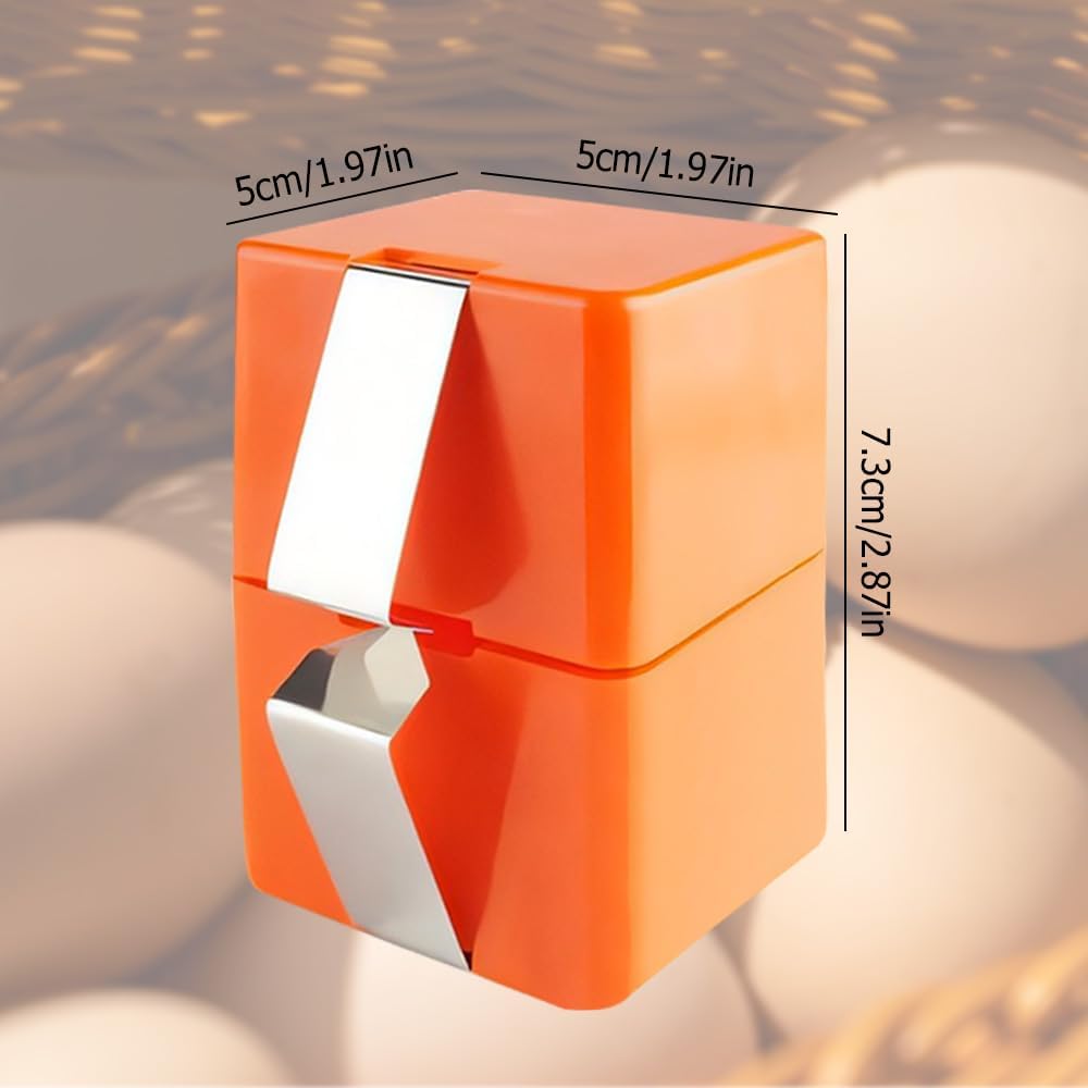 Stainless Egg Shell Opener, 2025 Upgraded Egg Shell Cutter Egg Shell Separator for Raw Eggs Gadgets, Quickly Cutting Off Cooked Eggs, Home Use Multifunctional Egg Cutter for Hard Boiled Eggs (1)