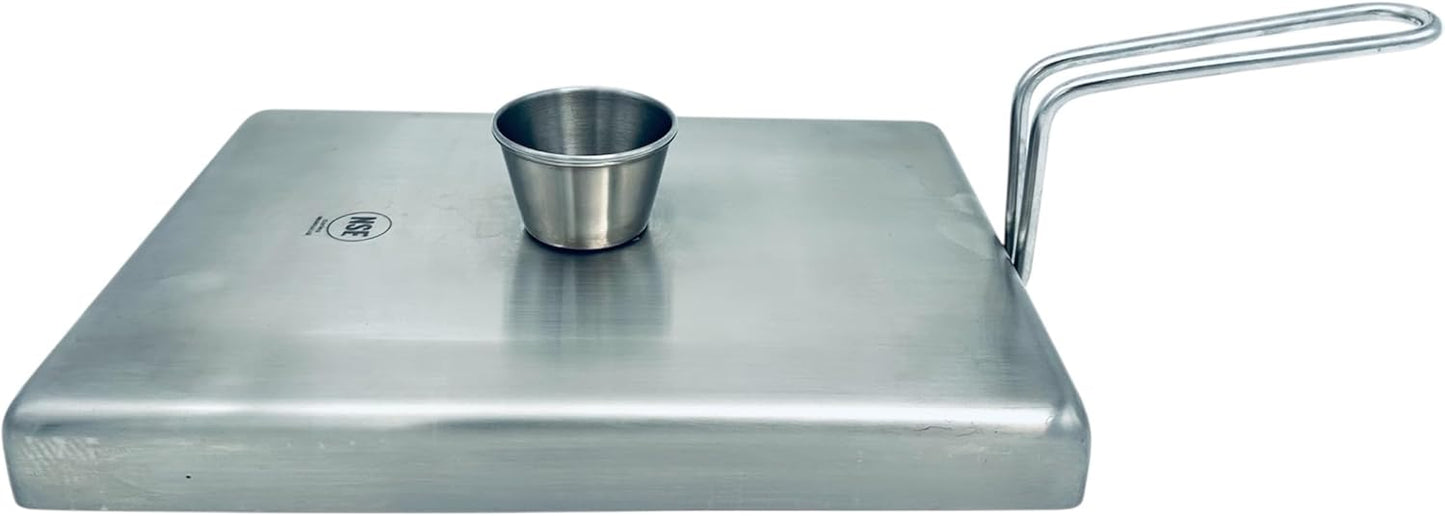 Rattleware Stainless Steel Egg Rings - Commercial-Grade, Even Cooking, Heat-Resistant Handle, Ideal for Frying Eggs - Durable & Trusted by Professional Chefs Worldwide (6 Ring Set)