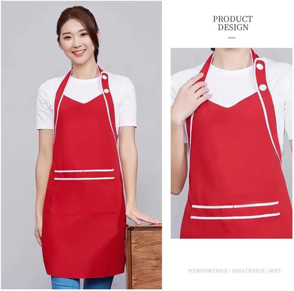 Personalized Custom Aprons Custom Adjustable Kitchen Cooking Aprons Hair Stylist Cafe Work Aprons For Men And Women