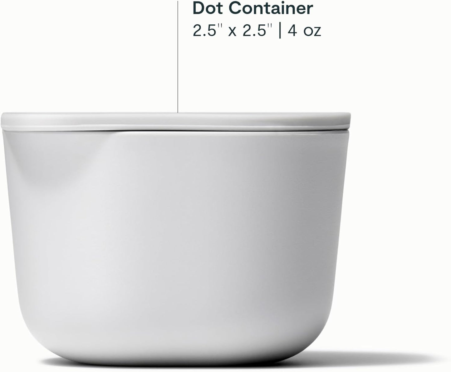 Caraway 4pc Dot Inserts - Dash Ramekins w/Lid - Easy to Store, Non Toxic - Perfect for Sauces, Garnish, & Small Snack or Sides