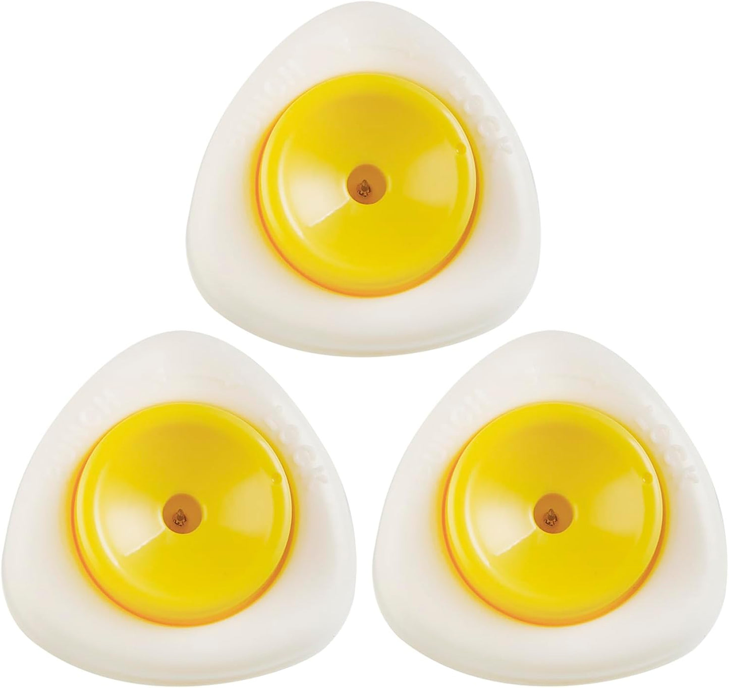 Egg Piercers for Raw Eggs, Egg Hole Poker Egg Separator Tools for Kitchen Gadgets for Hard Boiled Eggs Simple Egg Punchers Piercer with Retractable and Sharp Pin 3 Pack, Yellow