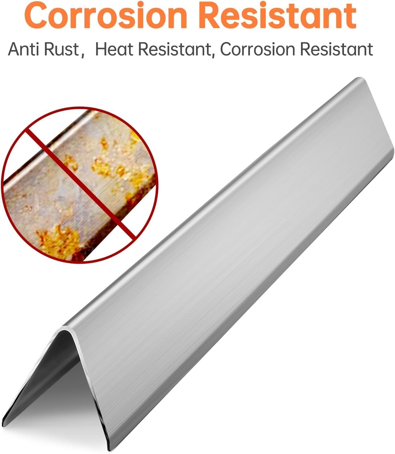 Grill Replacement Parts for Weber Genesis 300 Series E-310 E-320 E-330 S310 S320 S-330 EP310 EP320,2pack Heat Deflectors 65505 & 4pck Burner Tube 62752 & 5pack Flavorizer Bars 7620 7621