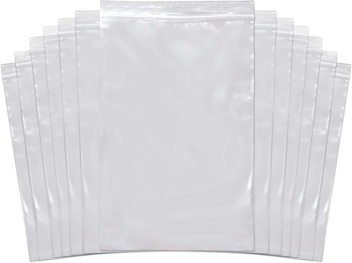 SNL | 5" X 7" - 2 MIL - 1,000 Bags | Medium | Strong | Zipper Lock Reclosable, Clear, Disposable, Plastic Bags, For Food and Storage