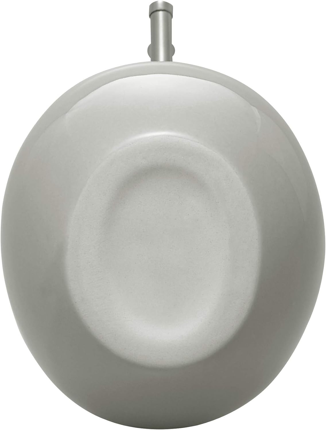 Rachael Ray Solid Glaze Ceramics EVOO Olive Oil Bottle Dispenser with Spout - 24 Ounce , Gray