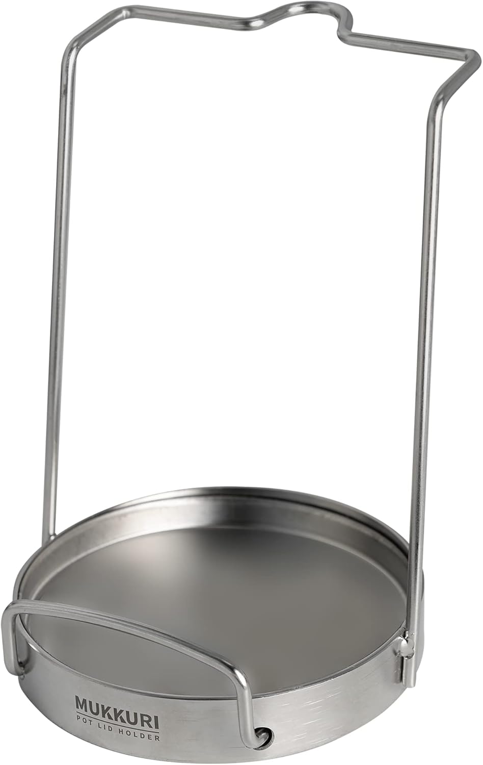 Pot Lid Organizer, Pot Lid Holder 304 Stainless Steel Pot Lid Stand,Lid and Spoon Rest Cutting Board Holder,Pot Lid Rack for Kitchen Utensil(Silver)