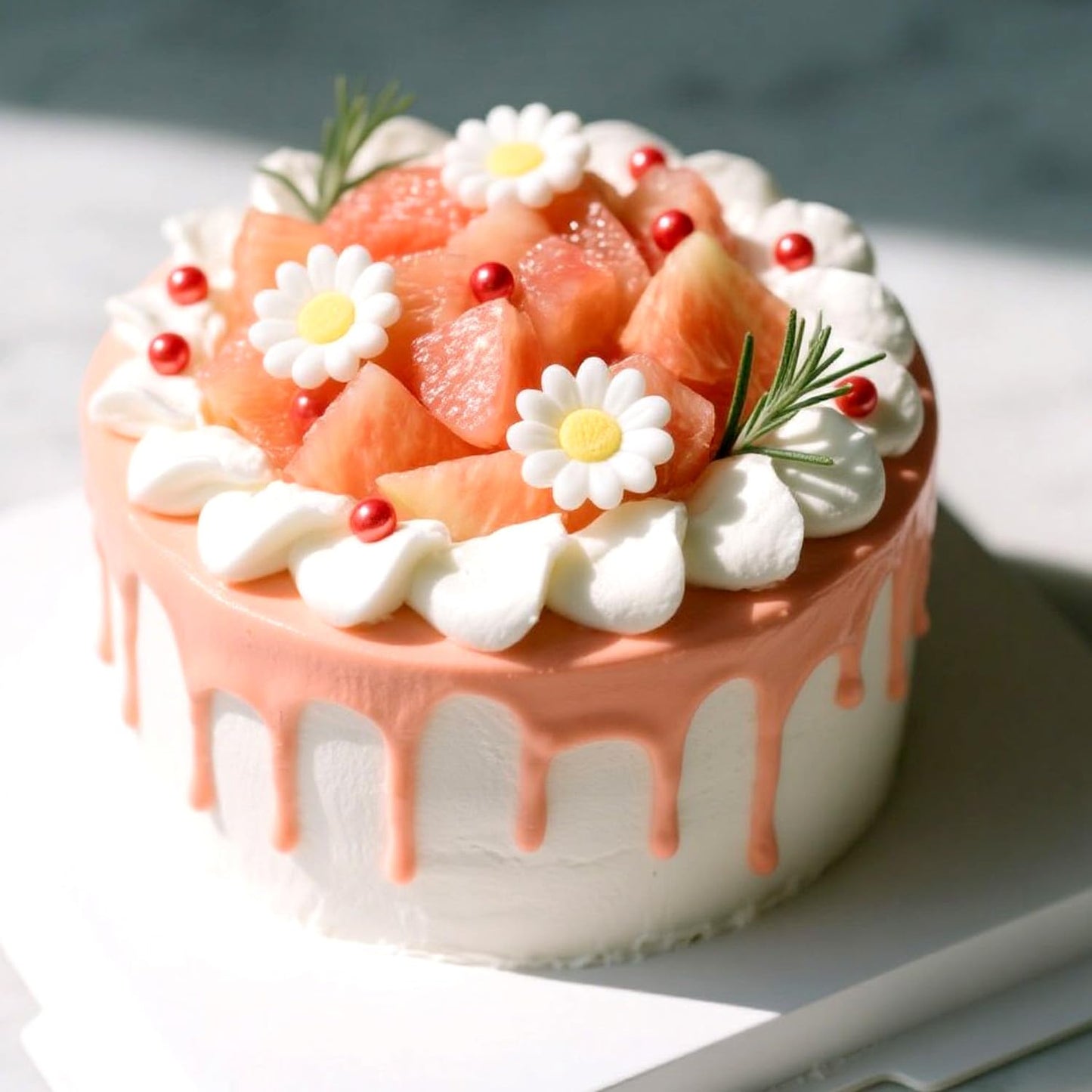 Red Pearl Sugar Sprinkles for Cake Decorating, Mix Size, Edible Candy Pearls Cupcake Toppers, Baking Edible Cake Decorations for Kid's Birthday Christmas Wedding Party, 150g/5.29oz