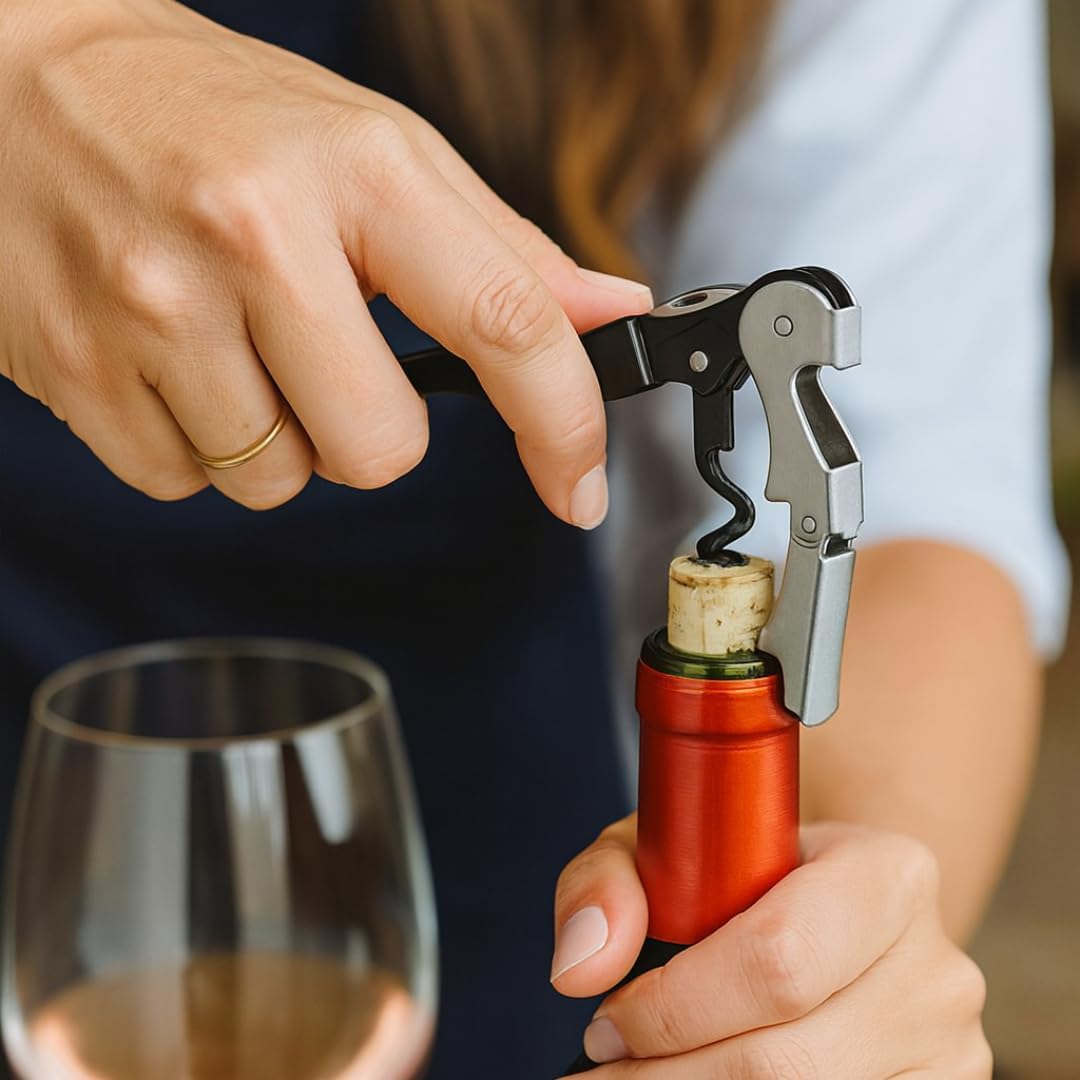 The Wine Chic Engraved Wine Key Corkscrew with Quote and Funny Sayings, Unique Back to School Gifts for Moms and Wine Lovers (Extra Credit Cabernet)